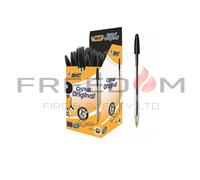 BIC Cristal Original Ballpoint Pen Medium 0.32 mm Black Pack of 50
