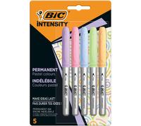 BIC Permanent Markers Fine - Assorted Colors - 5 Pack