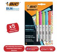 Bic Permanent Markers Fine Colour Intense Assorted