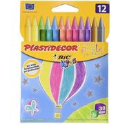 Bic Plastidecor Wax Pencils Box 12 Units
