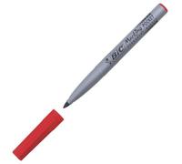Bic Pocket 1445 Permanent Marker with Pointed Tip Red