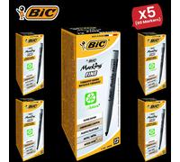 Bic Pocket Permanent Black Bullet Tip Marker (Pack of 12) 8209021 - 5 Packs Bic Multicolor