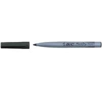 Bic Marking Permanent Markers Fine Tip Black 12 Box