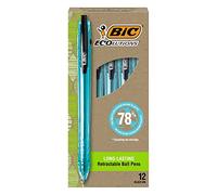 BIC ReVolution Ocean Retractable Ballpoint Pen, Black