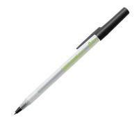 Bic Round Stic Ecolutions Ballpoint Pens - Box Of 60 - Black - Medium Writing Point (1.0 mm) Large Office Size