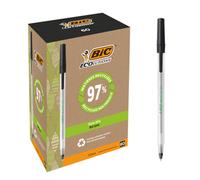 BIC Ecolutions Round Stic Stick ballpoint pen Black 60pc(s)
