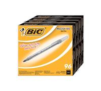 BIC Round Stic Xtra Life - 96 Count - Black