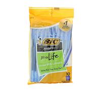 Bic Round Stic Xtra Life Medium Ballpoint Pen, Blue Ink 10 ea (Pack of 3)