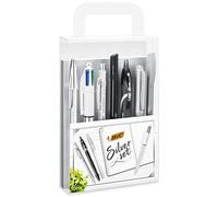 Bic Silver Set - 1 Notebook, 3 Ball Pens/1 Gel Pen/1 Roller Pen/1 Permanent Marker/ 1 Mechanical Pencil