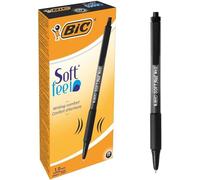 BIC 837397 Clip-on retractable ballpoint pen Black 12pc(s)...