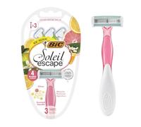 BIC Soleil Escape Citrus Scented 4 Blade, Women's Razors, Pack of 3