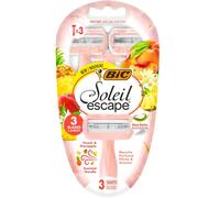 Bic Soleil Escape Disposable Razors Peach & Pineapple 3 pcs