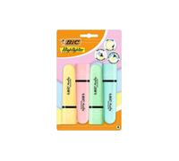 BIC Tank Highlighters Pastel Assorted Pack of 4