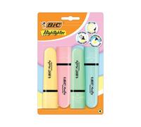 Bic Tank Highlighters Pastel Assorted (Pack of 4) 517953