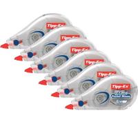 Bic Tipp-Ex Mini Pocket Mouse Correction Tape Roller White 5mm x 6m - Pack of 6