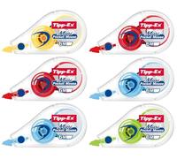 BIC Tipp-Ex Mini Pocket Mouse White Correction Tape 6m Rollers - Pack of 6