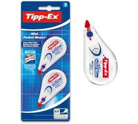 Bic Tipp-Ex Pocket Mini Pocket-Mouse Correction Tapes, Pack of 2 - with 6M-Long of Extra Tear-Resistant Plastic Tape
