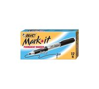 Bic Usa Inc Bicgpm11Bk Bic Mark It Permanent 12- Ct Black