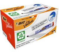 BIC Velleda 1701 Whiteboard Marker Bullet Tip 1.5mm Line Red Pack of 12