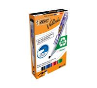 BiC Velleda 1701 White Board Marker Assorted (Pack of 4)