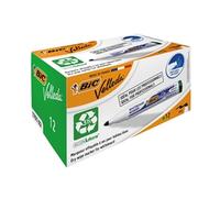 Bic Velleda Dry Wipe Marker Pens Green Bullet Tip Whiteboard Markers Pack of 12