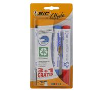 BiC Velleda 1701 Whiteboard Markers (Value Pack of 3, Plus 1 Free)