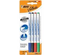 BIC Velleda 1721 Whiteboard Marker Assorted Fine Bullet - 1.5 mm Pack of 4
