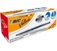BIC Velleda 1721 Whiteboard Pens - Red, Box of 24