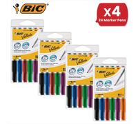 Bic VELLEDA 1741 DRYWIPE ASSORTED - 4 Packs Bic Multicolor
