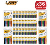 Bic VELLEDA 1741 DRYWIPE ASSORTED - PACK OF 6 - 36 Packs Bic Multicolor
