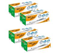 Bic Velleda 1741 Whiteboard Drywipe Markers Green - Box of 12 - 4 Packs Bic Multicolor