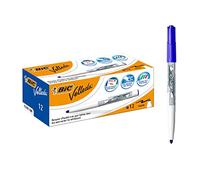 BIC VELLEDA 1741 Bullet Tip Pocket Cetone Whiteboard Marker 1.5mm Blue (Box 12)