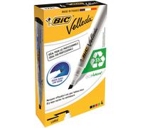 BIC Whiteboard Marker Velleda 1751 Chisel tip Black, Blue, Green, Red