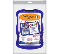 BIC Velleda Cliiip Whiteboard Set 21 x 31 cm Wiper 8 Erasable Marker (US IMPORT)