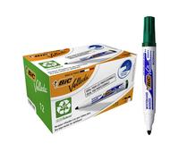 Bic VELLEDA MARKER 1701 GREEN - PACK OF 12 Bic Green