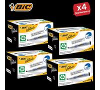 Bic VELLEDA MARKER 1751 BLACK - PACK OF 12 - 4 Packs Bic Multicolor