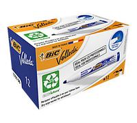 BIC Velleda Non-permanent Whiteboard Marker Blue Broad Bullet - Pack of 12