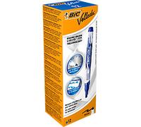 BIC Velleda Non-permanent Whiteboard Marker Blue Medium Bullet 1 - 2.2 mm Pack of 12