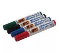 BIC Velleda Whiteboard 1751 marker 4 pc(s) Chisel tip Black Blue Green Red