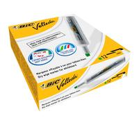 BIC VELLEDA Whiteboard Chisel 1791Marker 3.5-5.5mm Green (Box 12) Green 1 count