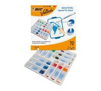 BIC Velleda 1721 Whiteboard Pens - Assorted Colours, Classpack of 72