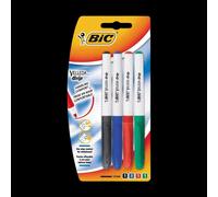 Bic Velleda Whiteboard Markers, Medium Bullet Nib, Dry Wipe Pens, Assorted Colours Bic Multicolor