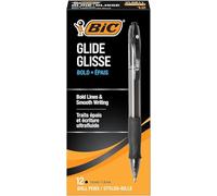 BIC® - Velocity Ballpoint Retractable Pen, Black Ink, Bold, Dozen - Sold As 1 Dozen - Extra-wide, contoured, rubberized grip.