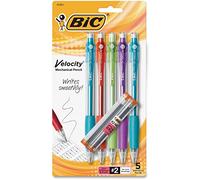 BIC Velocity Mechanical Pencil, 0.9mm, Assorted Barrel, 5/Pack **NEW LOOK**