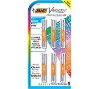 Bic Velocity Mechanical Pencil Colored Lead Refills, 36 Count, 0.7 mm, 6 Vibrant Colors, Perfect for Drawing and Journaling