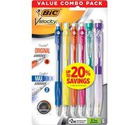 BIC Velocity Original + BIC Velocity Max Mechanical Pencil Combo Pack, 6 Count
