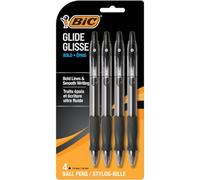 Bic Vlgbp41-Blk Black Velocity Bold Ball Pen 4 Count