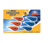 BIC Wite-Out EZ Correct Correction Tape, 6 pk
