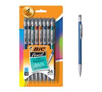 BIC Xtra-Precision Mechanical Pencil Metallic Barrel Fine Point (0.5mm) 24-Count Doesn't Smudge and Erases Cleanly