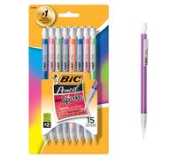 BIC Xtra-Sparkle Mechanical Pencil Medium Point (0.7mm) Fun Design With Colorful Barrel 15-Count